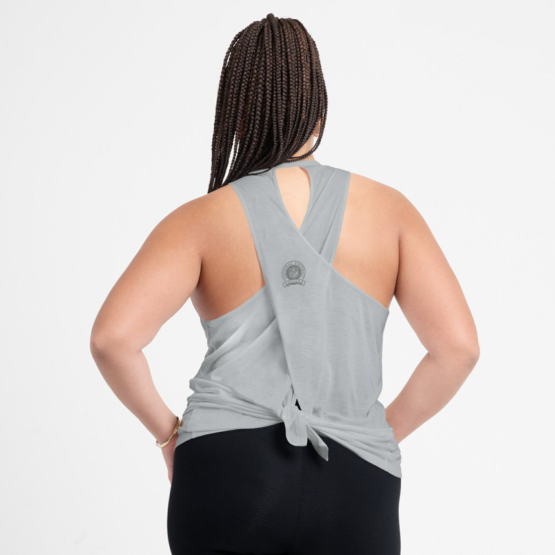 Detroit Lions Nike Women's Glory Open-Back Crisscross Dri-FIT Tank Top