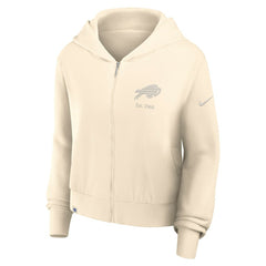 Buffalo Bills Nike Women's Glory Cropped Full-Zip Hoodie