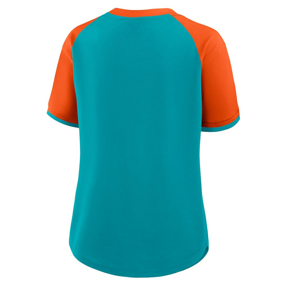Miami Dolphins Fanatics Women's Height Advantage T-Shirt