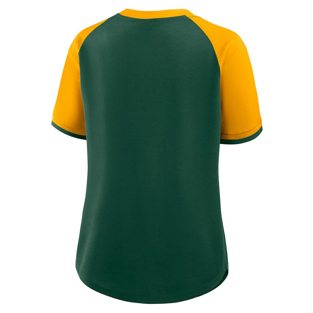 Green Bay Packers Fanatics Women's Height Advantage T-Shirt