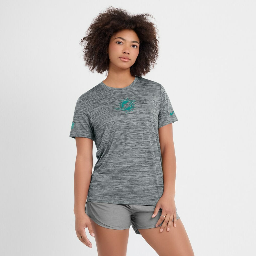 Miami Dolphins Nike Women's Sideline Velocity Dri-FIT T-Shirt