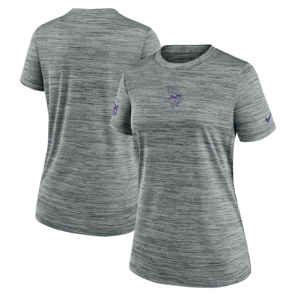 Minnesota Vikings Nike Women's Sideline Velocity Dri-FIT T-Shirt