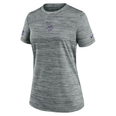 Minnesota Vikings Nike Women's Sideline Velocity Dri-FIT T-Shirt