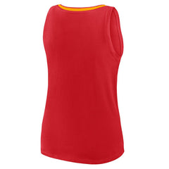 Kansas City Chiefs  Logo Athletic Women's Stellar Win V-Neck Tank Top