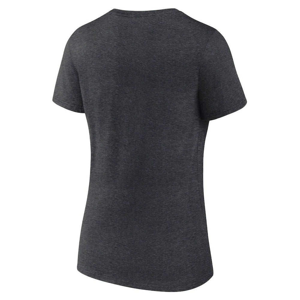 Las Vegas Raiders  Logo Athletic Women's Unrivaled V-Neck T-Shirt