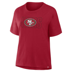 San Francisco 49ers Fanatics Women's Line Em Up T-Shirt