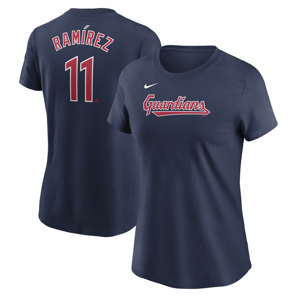 José Ramírez Cleveland Guardians Nike Women's Cooperstown Collection Fuse Name & Number T-Shirt | MLB Shop