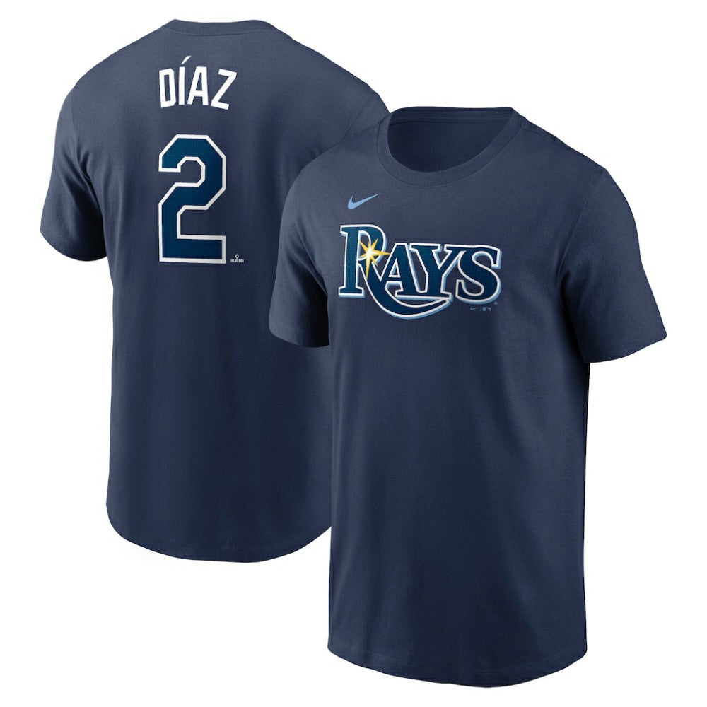 Yandy Diaz Tampa Bay Rays Nike Fuse Name & Number T-Shirt | MLB Shop