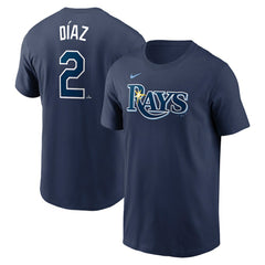Yandy Diaz Tampa Bay Rays Nike Fuse Name & Number T-Shirt | MLB Shop