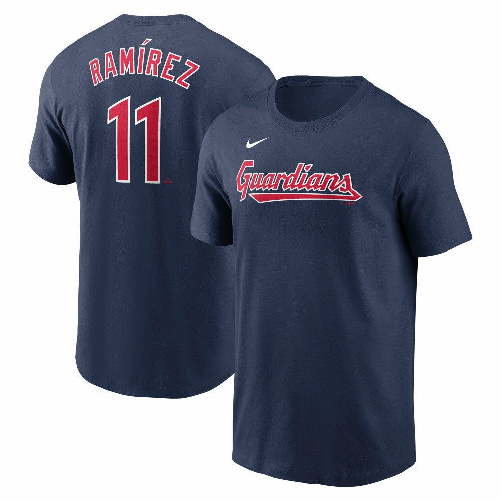 Jose Ramirez Cleveland Guardians Nike Fuse Name & Number T-Shirt | MLB Online