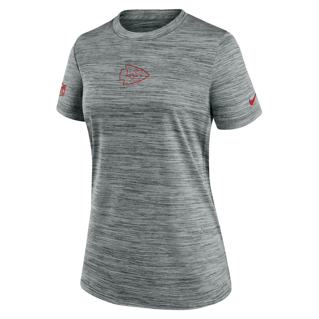 Kansas City Chiefs Nike Women's Sideline Velocity Dri-FIT T-Shirt