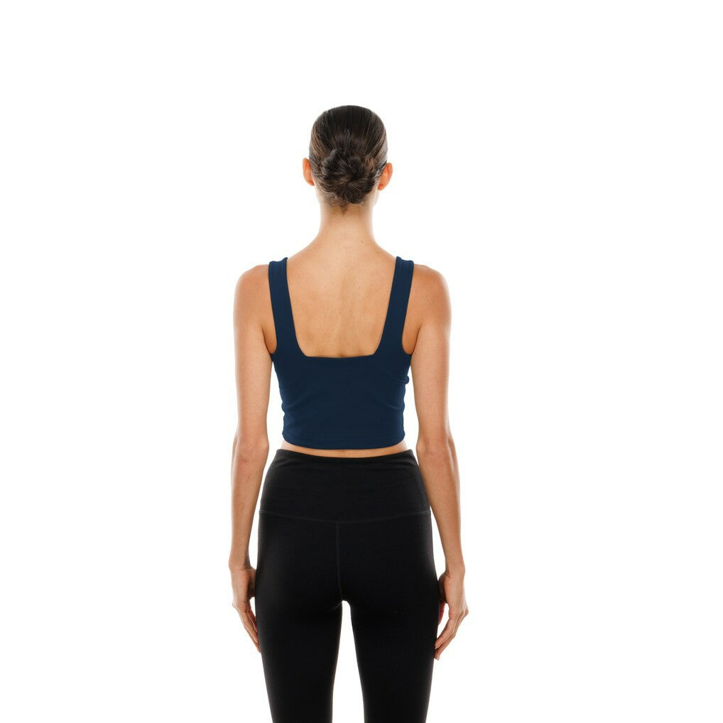 Dallas Cowboys New Era Women's Reversible Cropped Sport Classics Tank Top