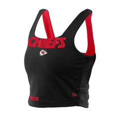 Kansas City Chiefs New Era Women's Reversible Cropped Sport Classics Tank Top