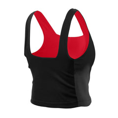 Kansas City Chiefs New Era Women's Reversible Cropped Sport Classics Tank Top