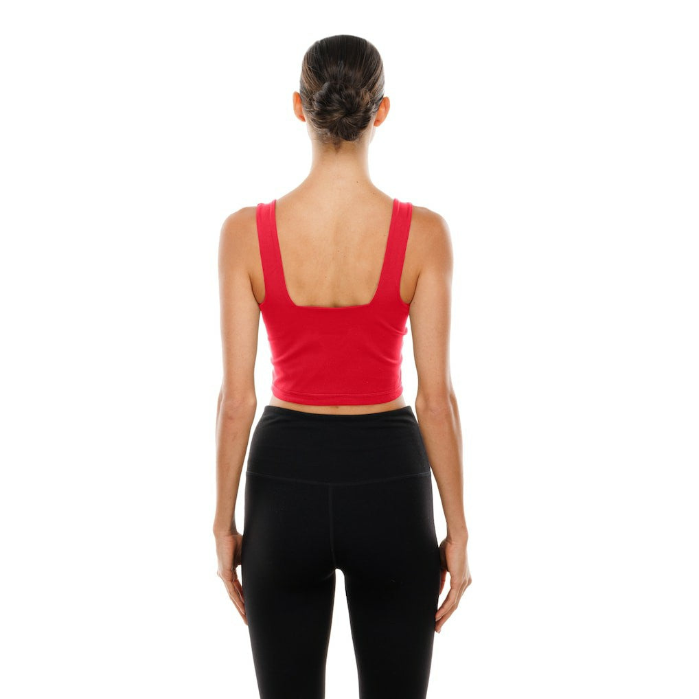 San Francisco 49ers New Era Women's Reversible Cropped Sport Classics Tank Top