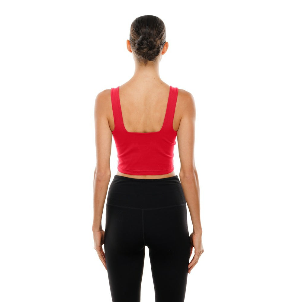 San Francisco 49ers New Era Women's Reversible Cropped Sport Classics Tank Top