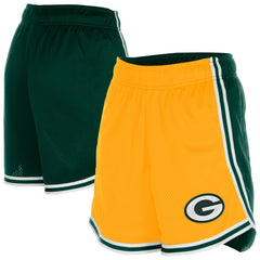 Green Bay Packers New Era Women's Sport Classics Mesh Shorts