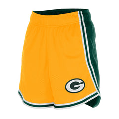 Green Bay Packers New Era Women's Sport Classics Mesh Shorts