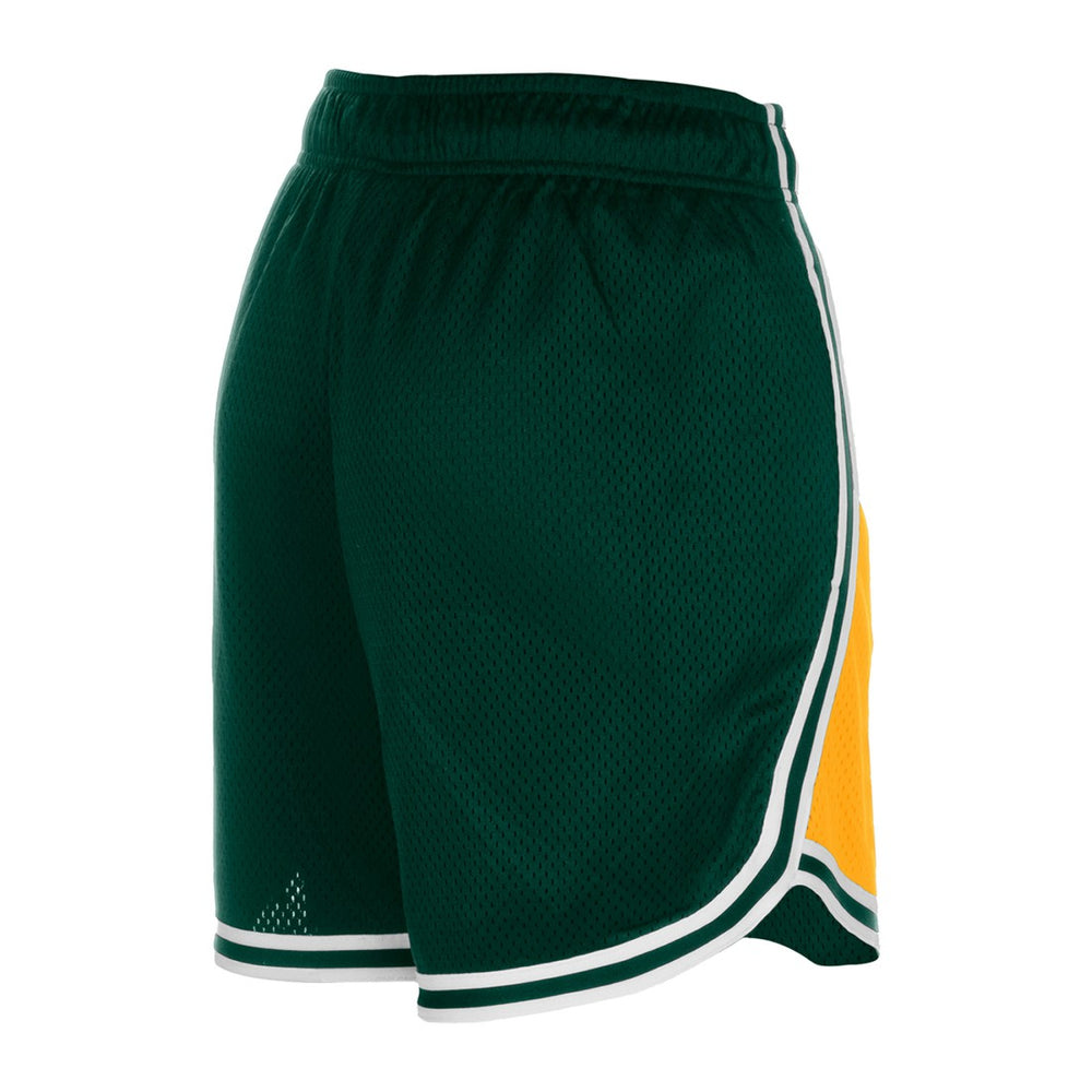 Green Bay Packers New Era Women's Sport Classics Mesh Shorts
