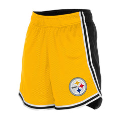 Pittsburgh Steelers New Era Women's Sport Classics Mesh Shorts