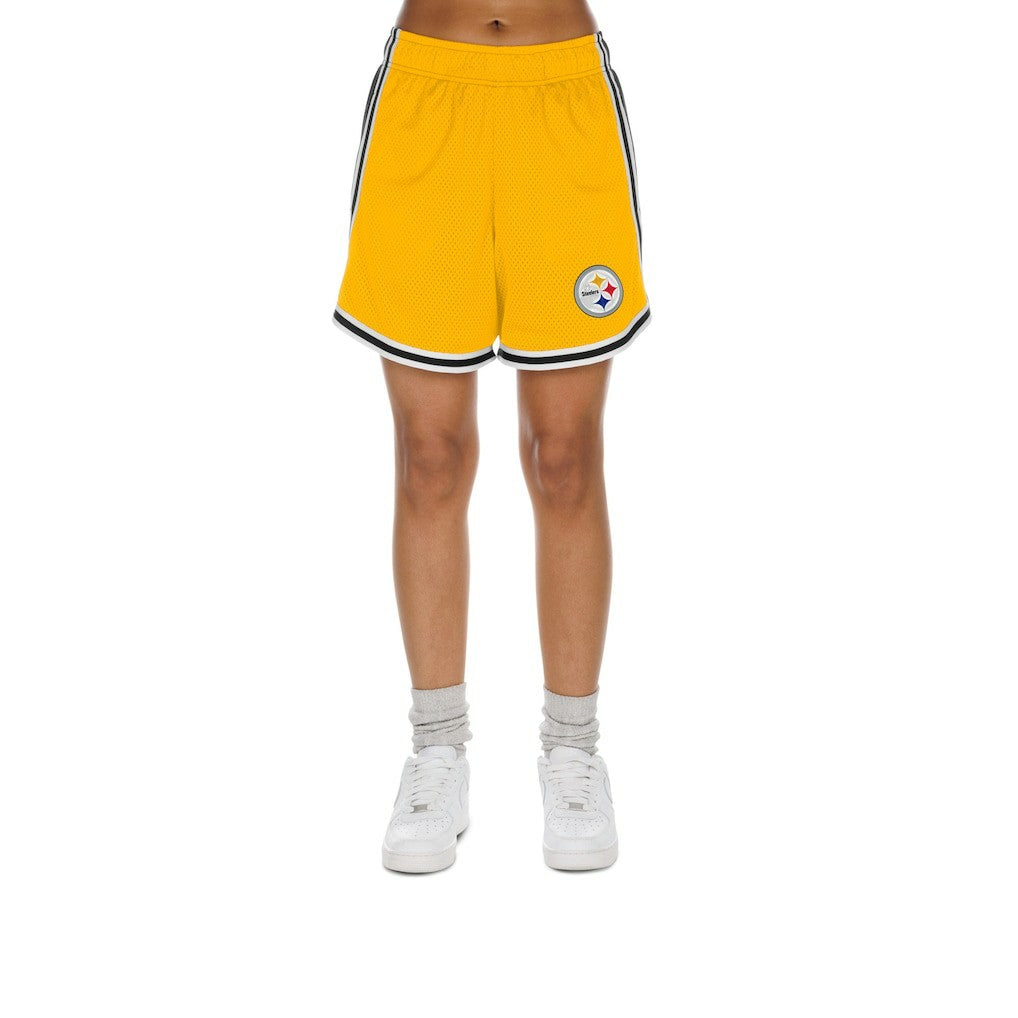 Pittsburgh Steelers New Era Women's Sport Classics Mesh Shorts