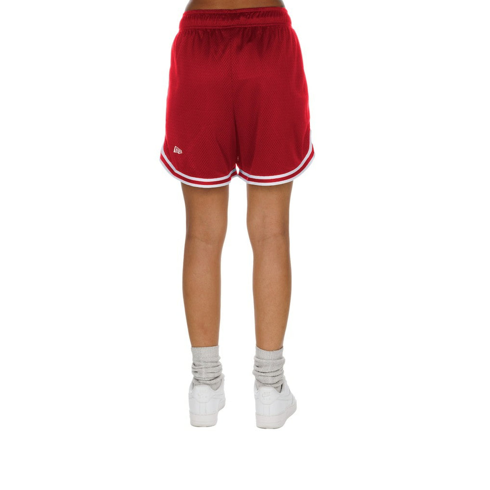 San Francisco 49ers New Era Women's Throwback Sport Classics Mesh Shorts