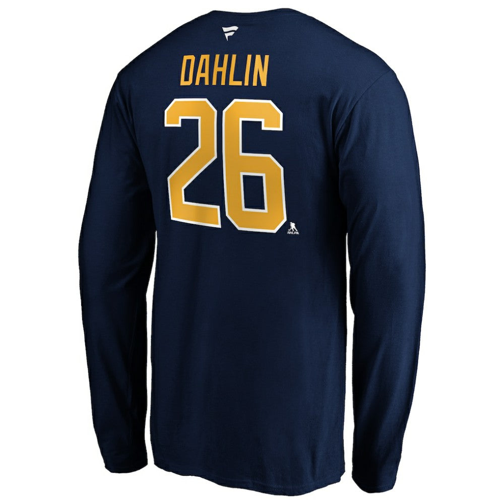 Rasmus Dahlin Buffalo Sabres Fanatics Authentic Stack Name & Number T-Shirt On Sale