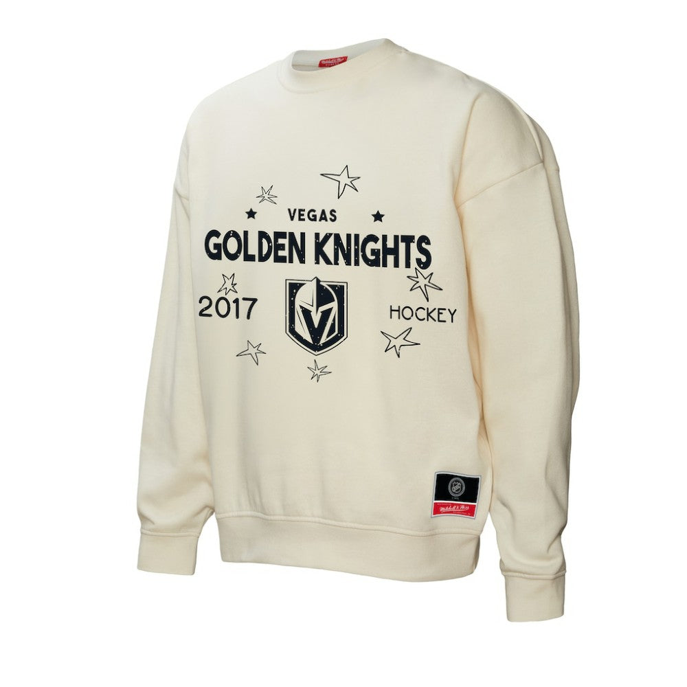 Vegas Golden Knights Mitchell & Ness Women's Logo 3.0 Pullover Sweatshirt For Sale