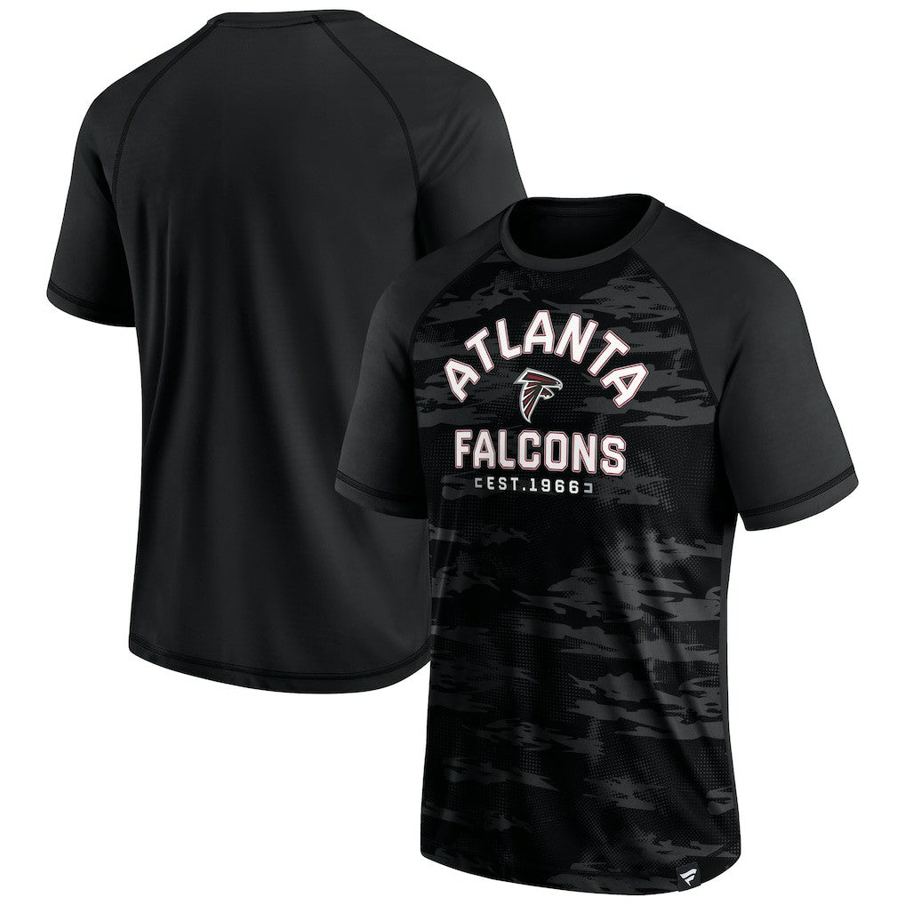 Atlanta Falcons Fanatics Hail Mary Raglan T-Shirt