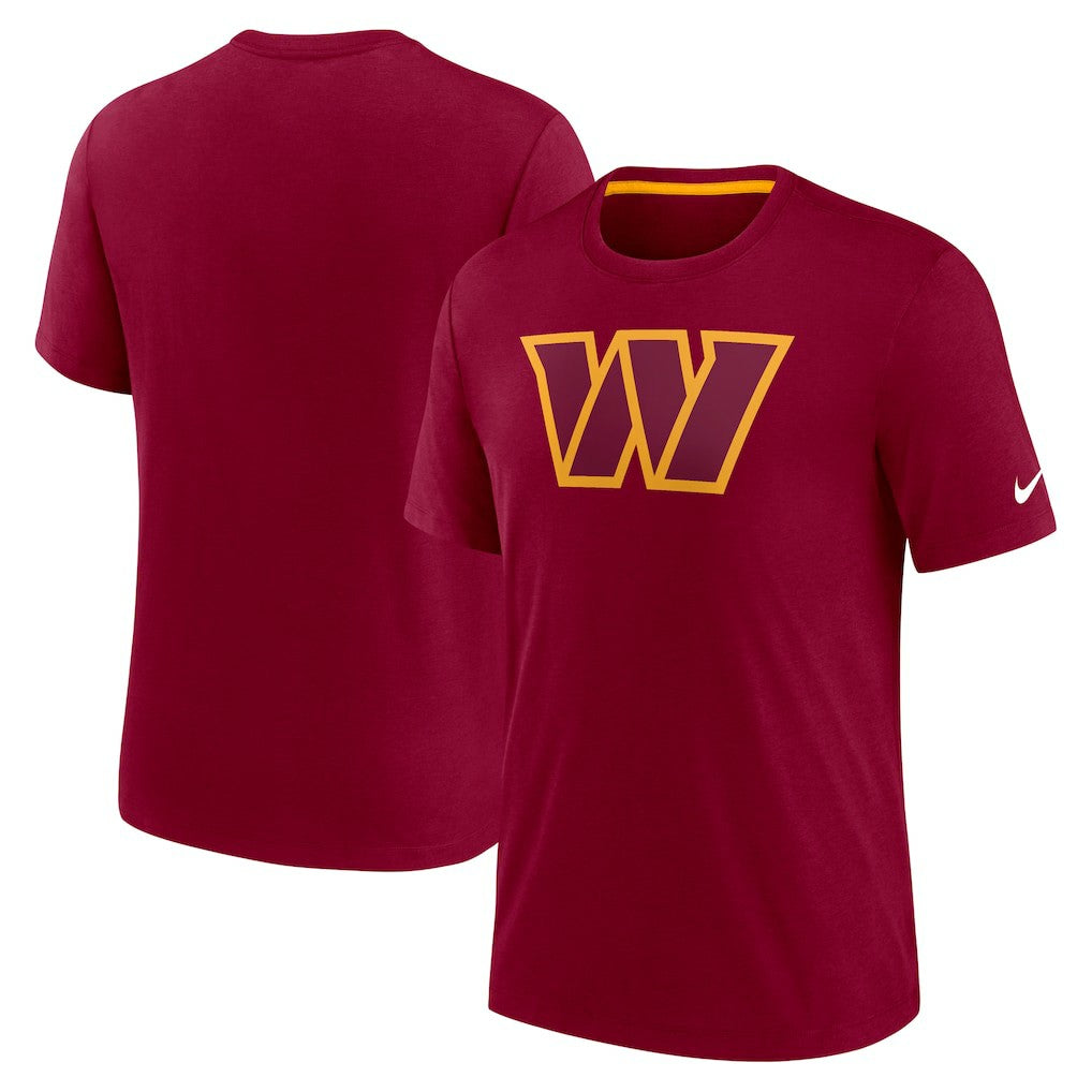 Washington Commanders Nike Playback Logo Tri-Blend T-Shirt
