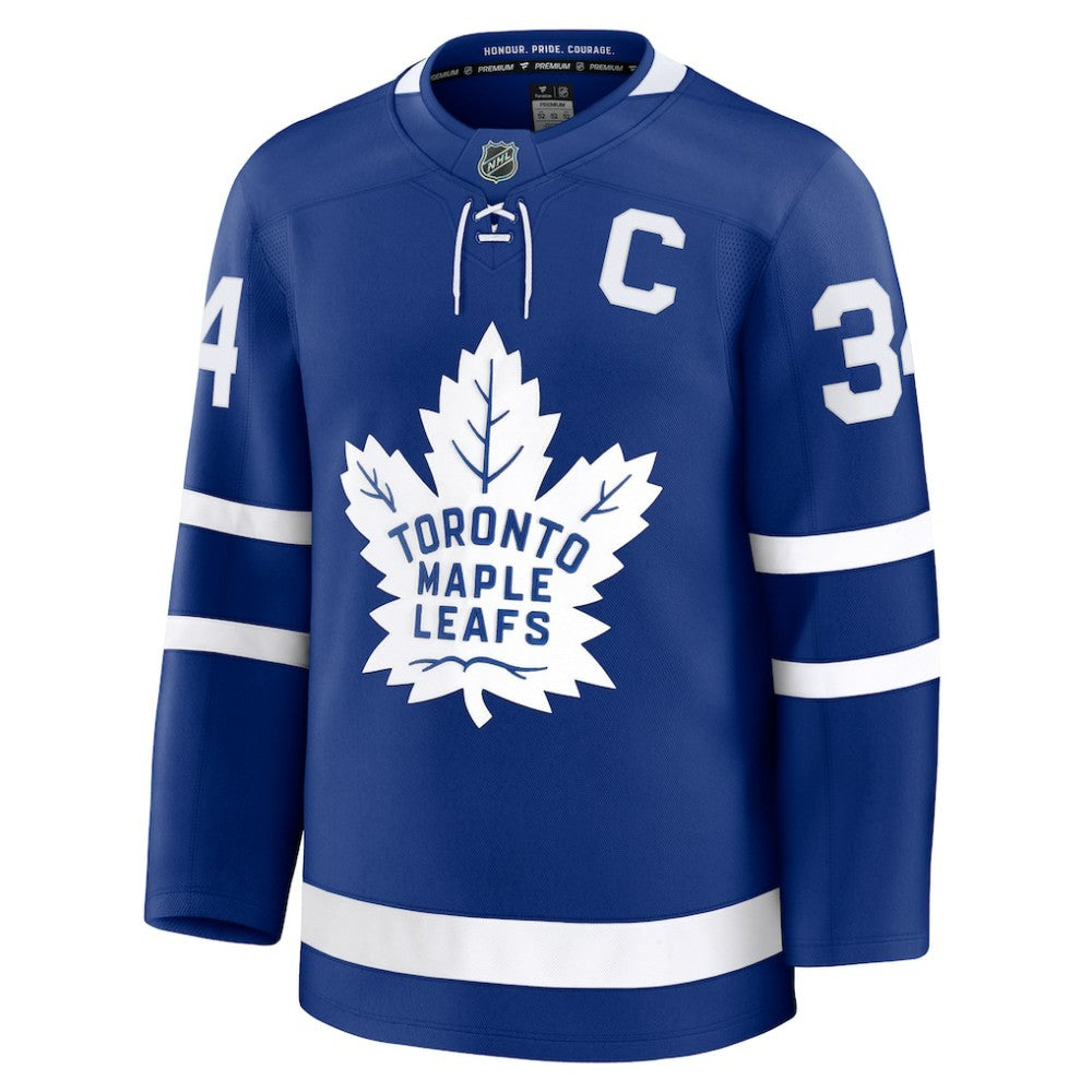 Auston Matthews Toronto Maple Leafs Fanatics Captain Patch Home Premium Jersey On Sale