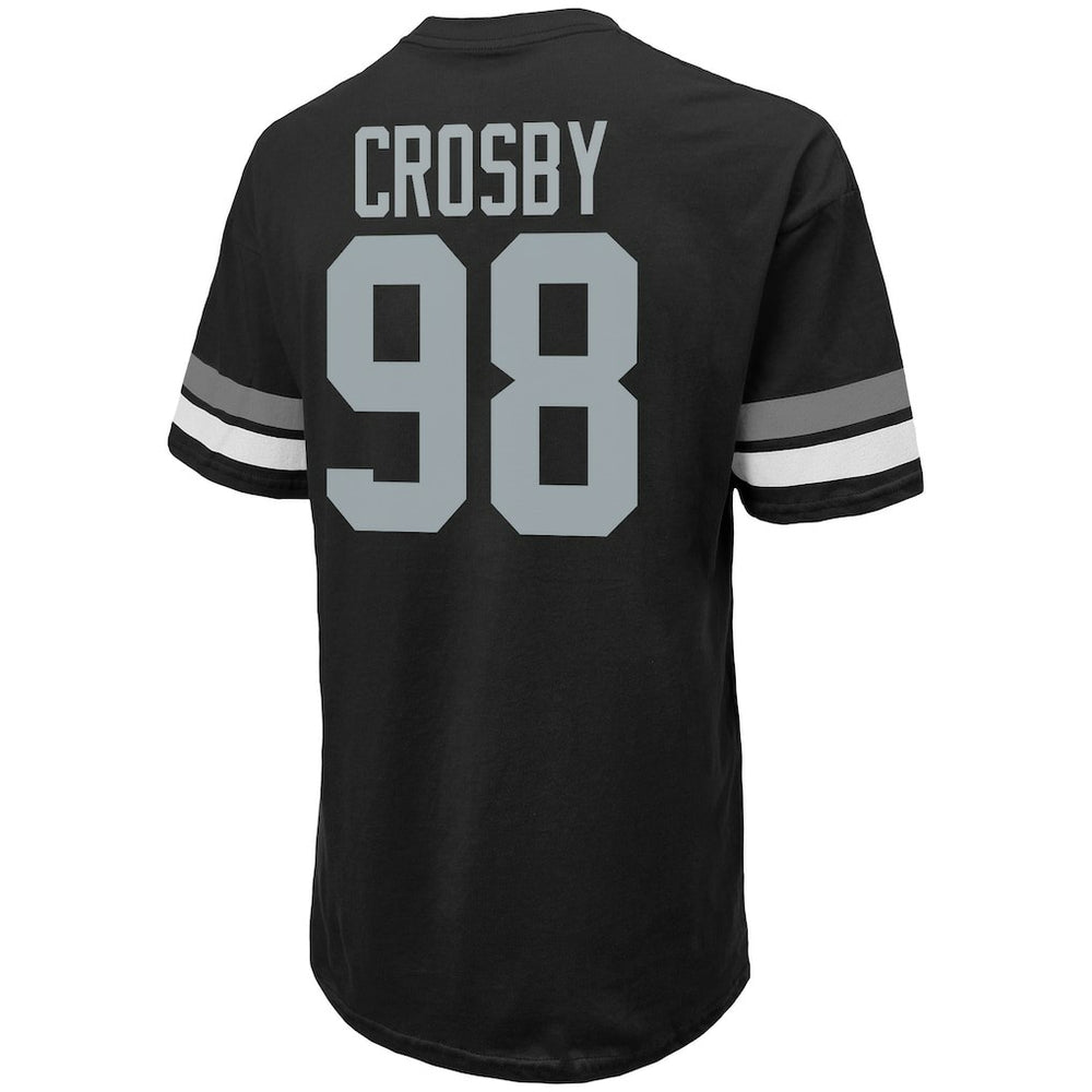 Las Vegas Raiders  Maxx Crosby  Majestic Threads Name & Number Oversize Fit T-Shirt