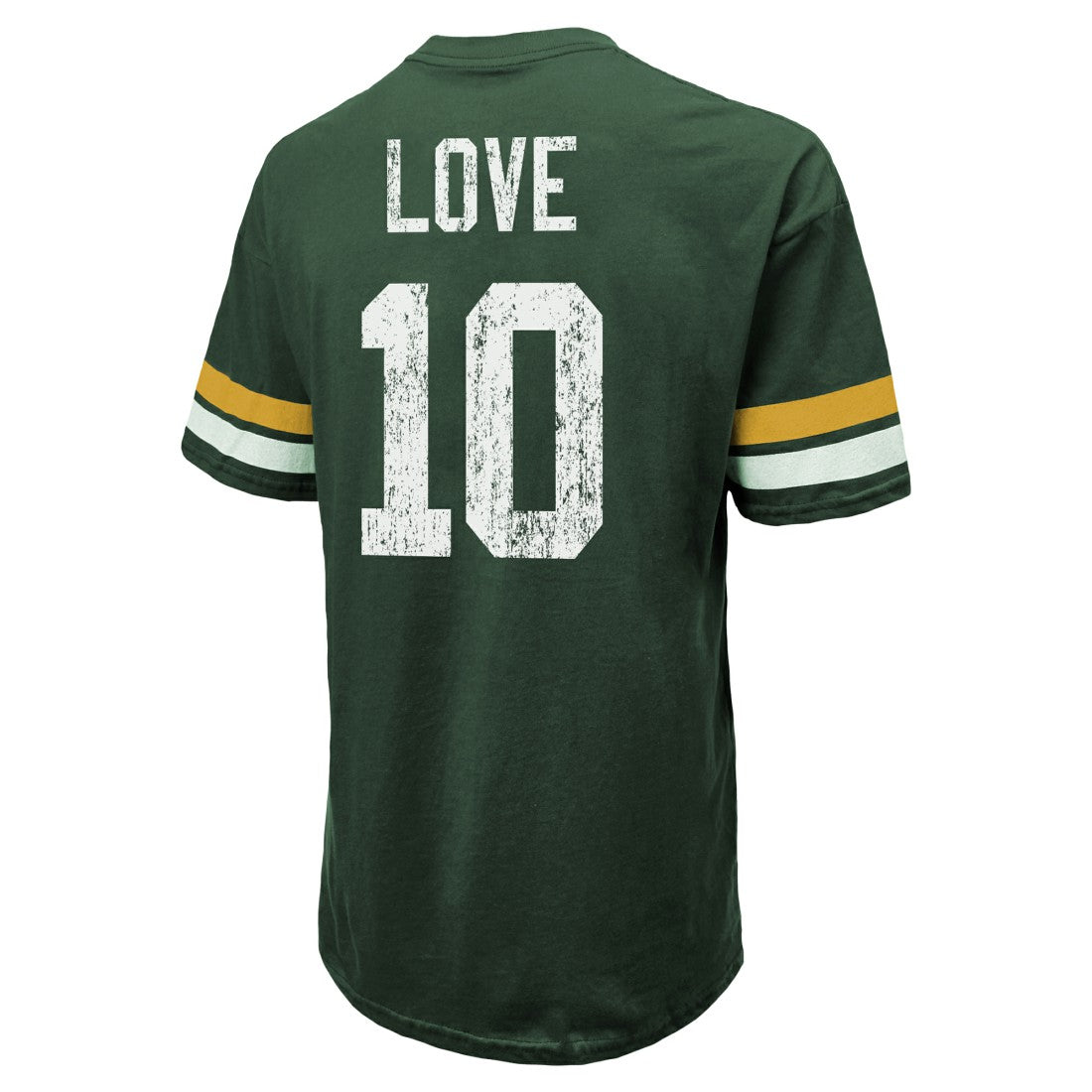 Green Bay Packers  Jordan Love  Majestic Threads Name & Number Oversize Fit T-Shirt