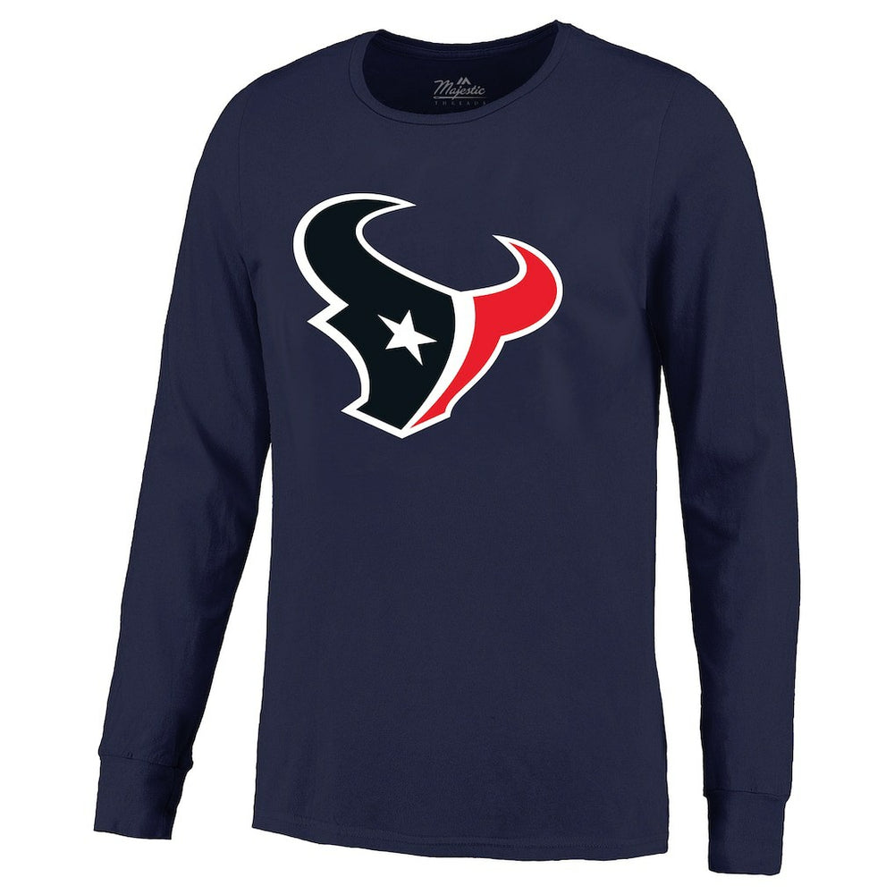 Houston Texans  C.J. Stroud  Majestic Threads Name & Number Non-Distressed Long Sleeve T-Shirt