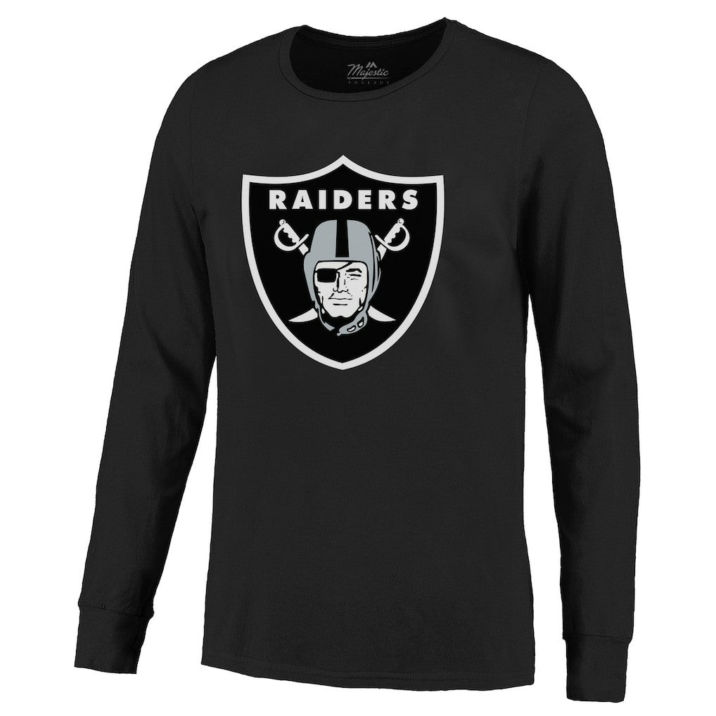 Las Vegas Raiders  Maxx Crosby  Majestic Threads Name & Number Non-Distressed Long Sleeve T-Shirt