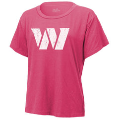 Washington Commanders  Jayden Daniels  Majestic Threads Women's Name & Number T-Shirt
