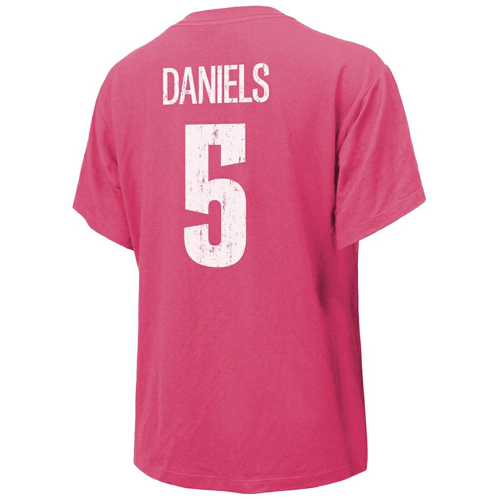 Washington Commanders  Jayden Daniels  Majestic Threads Women's Name & Number T-Shirt