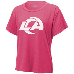 Los Angeles Rams  Puka Nacua  Majestic Threads Women's Name & Number T-Shirt