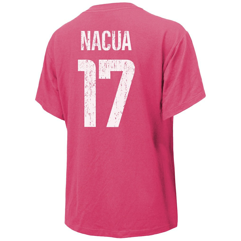 Los Angeles Rams  Puka Nacua  Majestic Threads Women's Name & Number T-Shirt