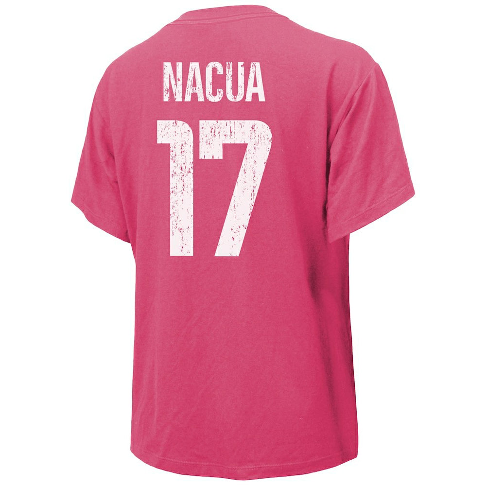 Los Angeles Rams  Puka Nacua  Majestic Threads Women's Name & Number T-Shirt