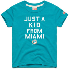 Miami Dolphins  Homage Youth Just a Kid Tri-Blend T-Shirt