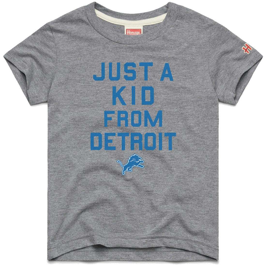 Detroit Lions  Homage Youth Just a Kid Tri-Blend T-Shirt