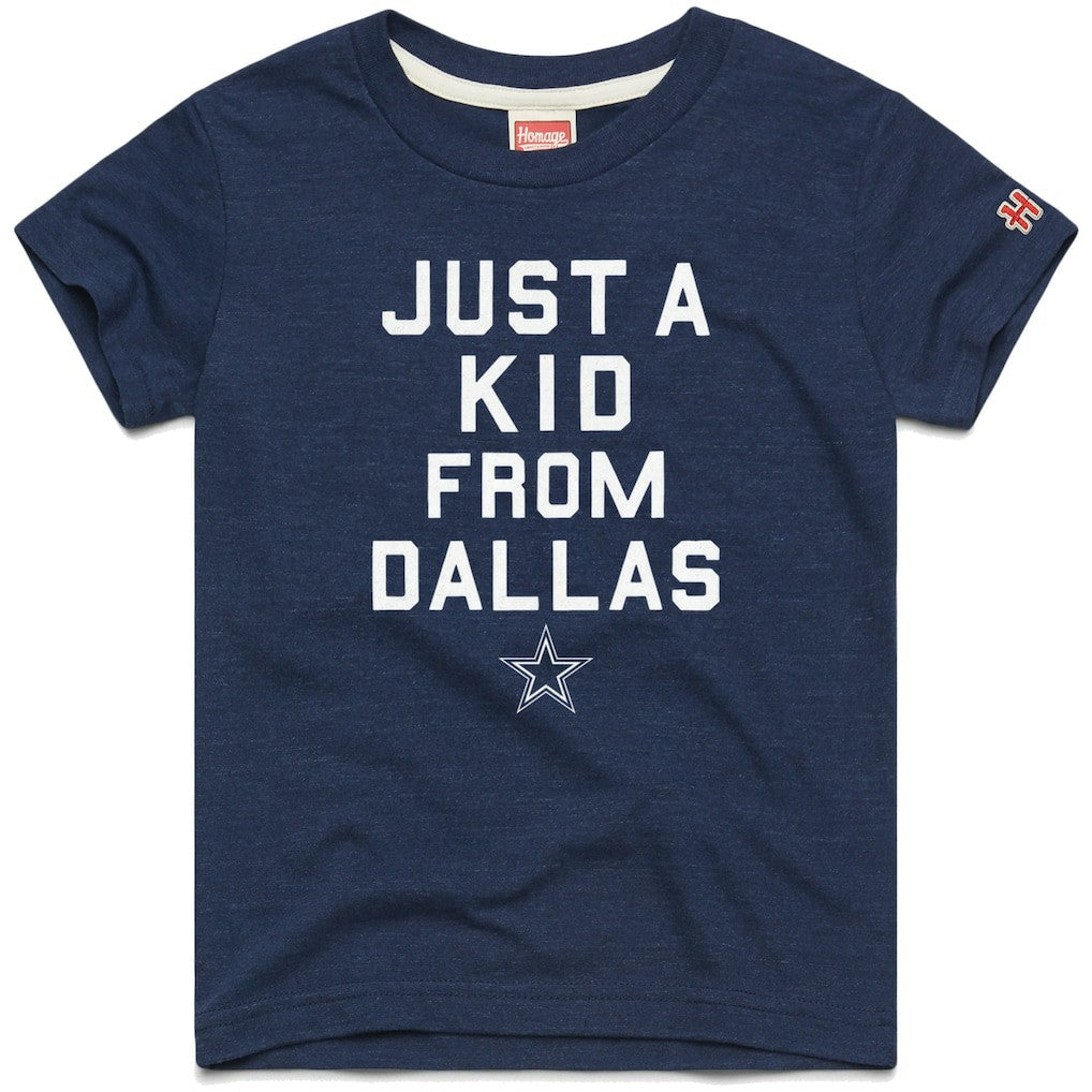 Dallas Cowboys  Homage Youth Just a Kid Tri-Blend T-Shirt