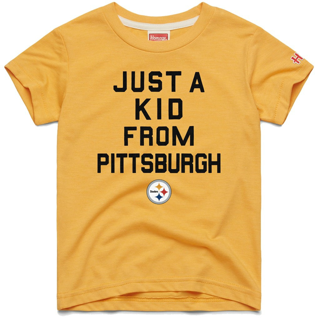 Pittsburgh Steelers  Homage Youth Just a Kid Tri-Blend T-Shirt