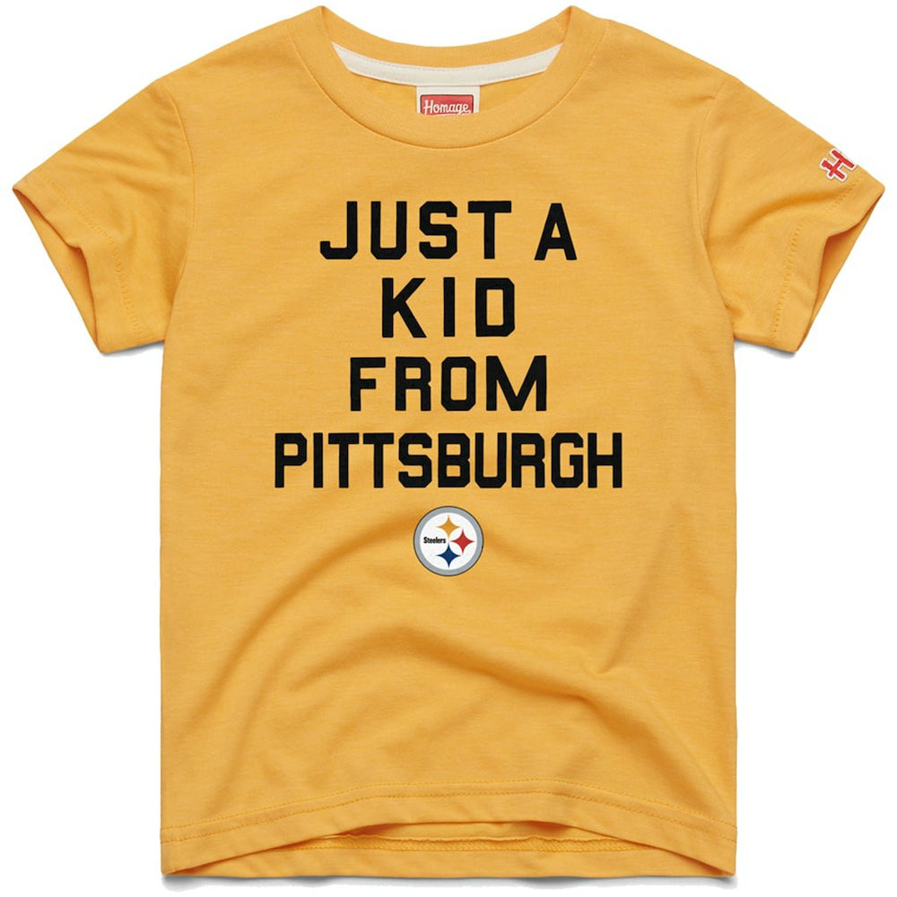 Pittsburgh Steelers  Homage Youth Just a Kid Tri-Blend T-Shirt
