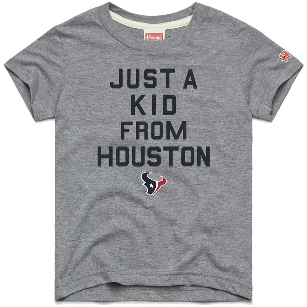 Houston Texans  Homage Youth Just a Kid Tri-Blend T-Shirt