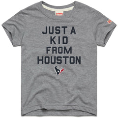 Houston Texans  Homage Youth Just a Kid Tri-Blend T-Shirt