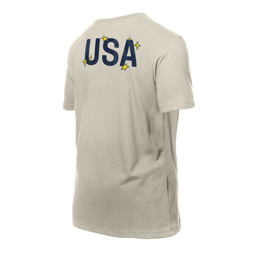 USMNT New Era Logo Select T-Shirt Light Beige - New Era