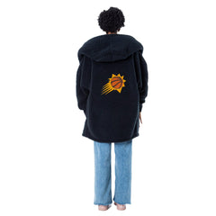 The Best Lounger in the World By Jill Martin Phoenix Suns Unisex Navy Oversized Open-Front Hoodie Sweater discount On Sale