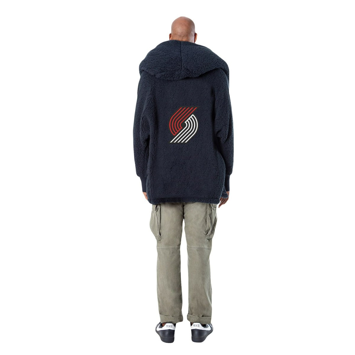 The Best Lounger in the World By Jill Martin Portland Trail Blazers Unisex Black Oversized Open-Front Hoodie Sweater online Discount